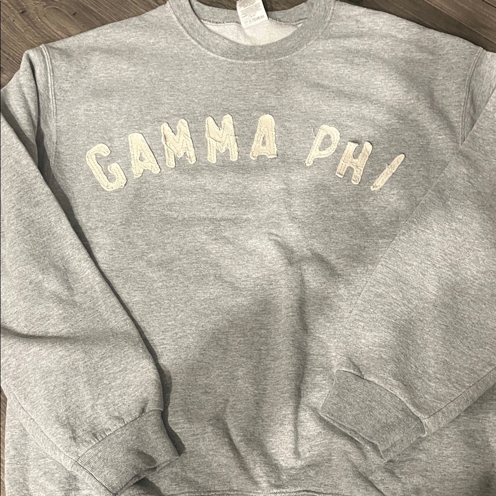 Gamma Phi Gray Sorority Sweatshirt